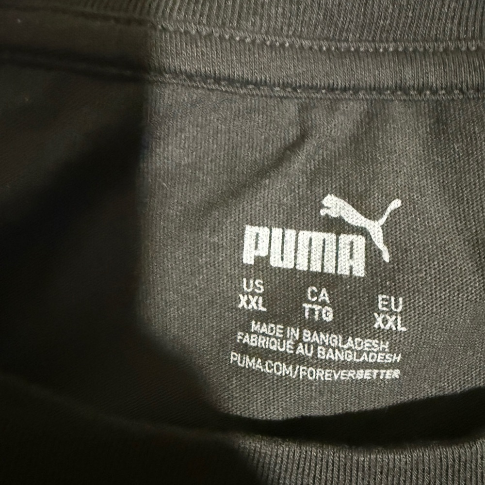 Puma Black Graphic Tee - Picture 3 of 3